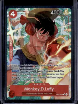 2025 One Piece Legacy of the Master Monkey.D.Luffy Alternate Art #OP12-015 - Image 1
