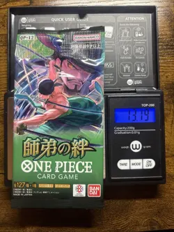 Heavy 13.19g One Piece Sealed Legacy Of The Master OP-12 Japanese Booster Pack - Image 1