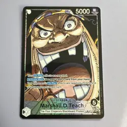 Marshall.D.Teach OP09-081 Emperors in the New World Leader Foil Alt Art - Image 1