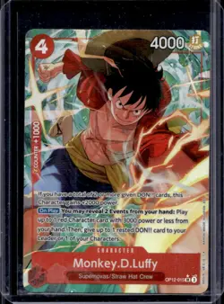 2025 One Piece Legacy of the Master Monkey.D.Luffy Alternate Art #OP12-015 - Image 1