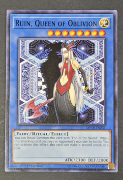 Yugioh TCG -1x Ruin, Queen of Oblivion - MP18-EN231 - LP/NM - Common - Ritual - Image 1