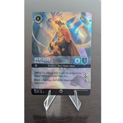 Disney Lorcana Hercules - Divine Hero Enchanted Foil 215/204 Rise Floodborn - Image 1