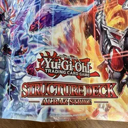 Vintage Yu-Gi-Oh TCG Game Playmat Deck Zone Field Card Structure Albaz Strike - Image 3