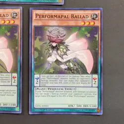 Yugioh TCG - 3x Performapal Ballad - DPDG-EN002 - Super Rare - 1st Ed - NM 2017 - Image 4