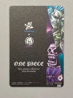 Franky and Brook - One Piece Caramel Popcorn Card 16 - Japanese - Image 2