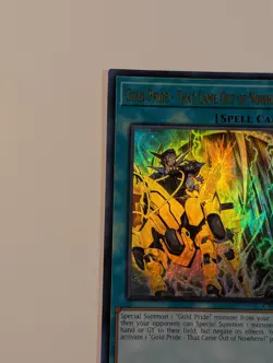 Yugioh TCG - 1x Gold Pride That Came Out of Nowhere - CYAC-EN088 - NM, 1st Ultra - Image 3