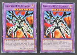 Yugioh - 2x Elemental Hero Escuridao - SP13-EN046 - 1x Starfoil Rare - NM - 2013 - Image 1