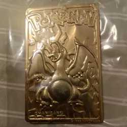 Pokemon Charizard 1999 24k Gold Plated Card Nintendo - Image 1