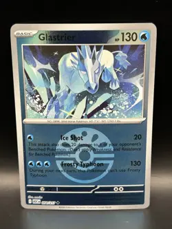 Glastrier Lot 054/217 (Friend Ball Pattern) 051/196 (Holo) - Pokemon Cards - NM - Image 2