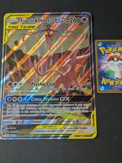 Espeon & Deoxys GX Oversized - (SM Black Star Promo) SM240 Jumbo Cards Holo - Image 2