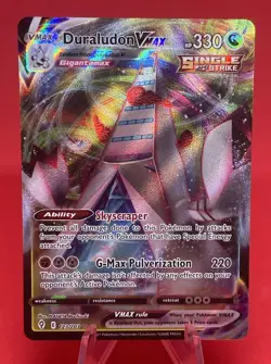 Duraludon Vmax 123/203 MINT/NM -Ultra Rare Pokemon Card- Evolving Skies - Image 1