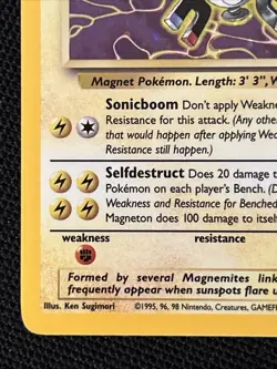 Pokemon Magneton 11/62 Fossil Holo *Near Mint* Never Played Card - Image 2