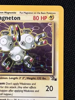 Pokemon Magneton 11/62 Fossil Holo *Near Mint* Never Played Card - Image 4