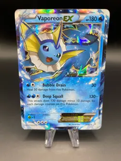 Pokemon Vaporeon EX Ultra Rare Holo Card 24/83 Generations 180 HP/DMG - Image 1