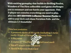 Wonders of the First Player Starter Kit 160 Cards 2 Decks 1st Edition Sealed - Image 4