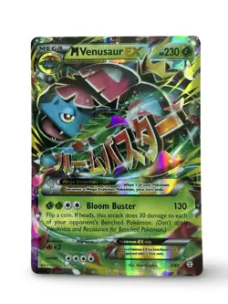 M Venusaur EX Full Art Ultra Rare Holo 2/83 Generations Mega Pokemon Card - Image 1
