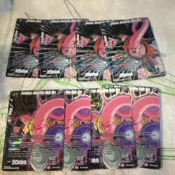 Bandai Dragon Ball Super Card Game Majin Buu SPR Lot of 8English BT6 - Image 1