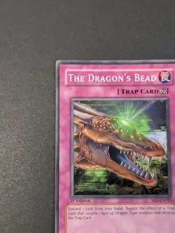 Yugioh TCG - 1x The dragon's Bead - SD1-EN023 - LP - 1st Edition - 2004 - Trap - Image 3