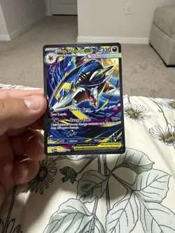 Pokemon Mega Sharpedo EX 127/094 Holo 330HP Water Stage 1 English Card - Image 1