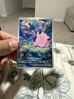 Pokemon Clefairy Holo 094/088 POR Basic Psychic 70HP Card English 2026 - Image 1