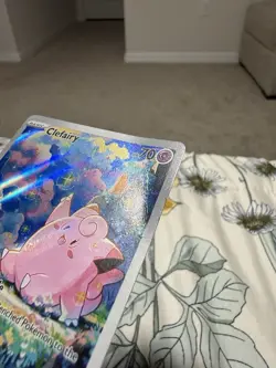 Pokemon Clefairy Holo 094/088 POR Basic Psychic 70HP Card English 2026 - Image 2