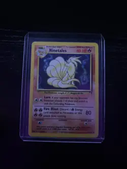 Ninetails Legendary Collection Holo Pokemon Card DMG - Image 1
