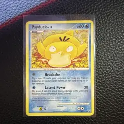 Pokemon Psyduck 87/127 Basic 60 HP 2009 English Regular Card - Image 1