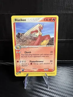 Blaziken 15/109 Ruby and Sapphire Regular Rare Pokemon TCG Card NM - Image 3