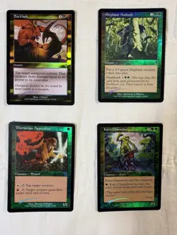 MTG Foil Lot Invasion Era Thornscape Apprentice Kavu Chameleon +2 - Image 1