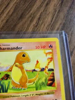 Charmander 46/102 Shadowless Base Set MP - Pokemon TCG Card Common - Image 2
