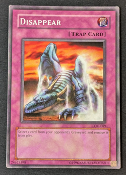 Yugioh TCG - 1x Disappear - LOD-089 - NM/LP - Vintage Unlimited Edition Common - Image 1