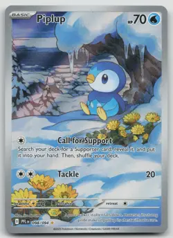 Pokemon TCG Piplup Illustration Rare 098/094 Near Mint Phantasmal Flames - Image 1