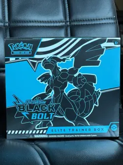Pokemon TCG Scarlet & Violet Black Bolt Elite Trainer Box, English (2025) - Image 1