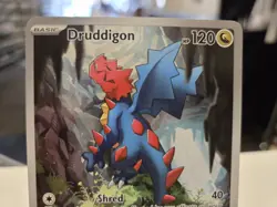 Pokemon TCG - S&V - White Flare - Druddigon 151/086 - Illustration Rare - NM - Image 5