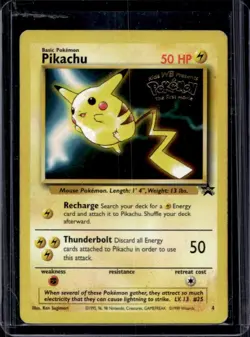 1999 Pokemon Wizards Black Star Promos Pikachu #4 - Image 1