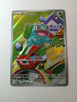 Pokemon TCG Bulbasaur Holo NM 037 PROMO - Image 1