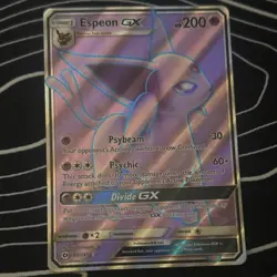 Espeon GX Full Art Ultra Rare Holo Pokemon TCG SM Base Set 140/149 - Image 2