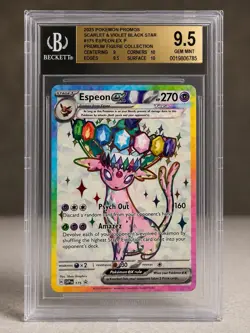 Pokemon Premium Figure Collection Gem Mint Espeon ex #175, Umbreon ex #176 Lot - Image 2