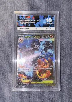 Pokemon TCG Mega Charizard X EX 110/080 SAR Inferno X Ace 10 Perfect Subgrades - Image 3