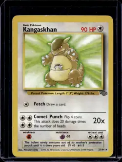 1999 Pokemon Jungle Kangaskhan #21/64 - Image 1