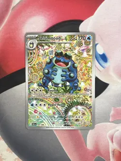 Seismitoad #105 Pokemon Black Bolt Near Mint (NM) - Image 1