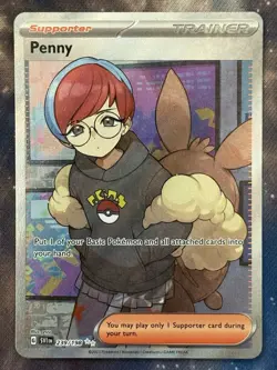 Penny Full Art 239/198 Ultra Rare Scarlet & Violet Pokemon TCG Near Mint NM - Image 1