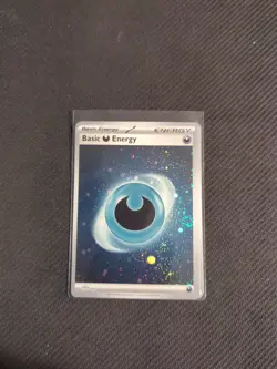 Basic Darkness Energy SVE 007 151 English Cosmo Holo Pokemon NM - Image 1