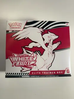 Pokemon Scarlet & Violet White Flare Elite Trainer Box Collectors Edition Sealed - Image 1