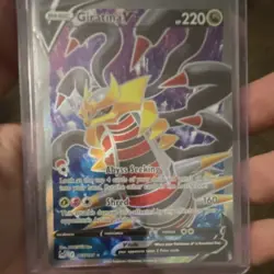 Pokemon TCG Giratina V Ultra Rare Full Art 185/196 Lost Origin Holo 220 HP - Image 1