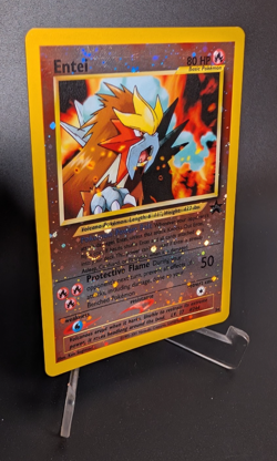 Entei - WOTC Black Star Promo #34 - Pokemon TCG - MP - Double Swirl (See Photos) - Image 2