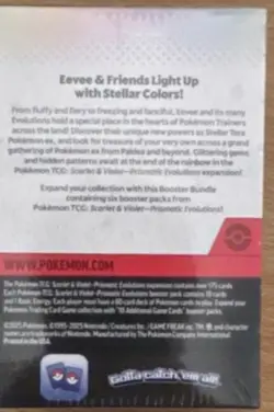 Pokemon Prismatic Evolutions Booster Bundle NEW FACTORY SEALED UNOPENED HEAVY - Image 4