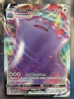 Ditto VMAX 051/072 Holo VMAX Rare Shining Fates Pokemon NM/M - Image 1