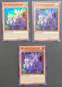 Yugioh - 3x Metaphys Executor, CIBR-EN027 - NM Super Rare - 2x 1st + 1 Unl, 2017 - Image 1