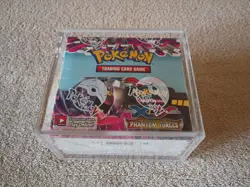 Amazing Factory Sealed Pokemon Phantom Forces Booster Box with Acrylic Case - Image 1
